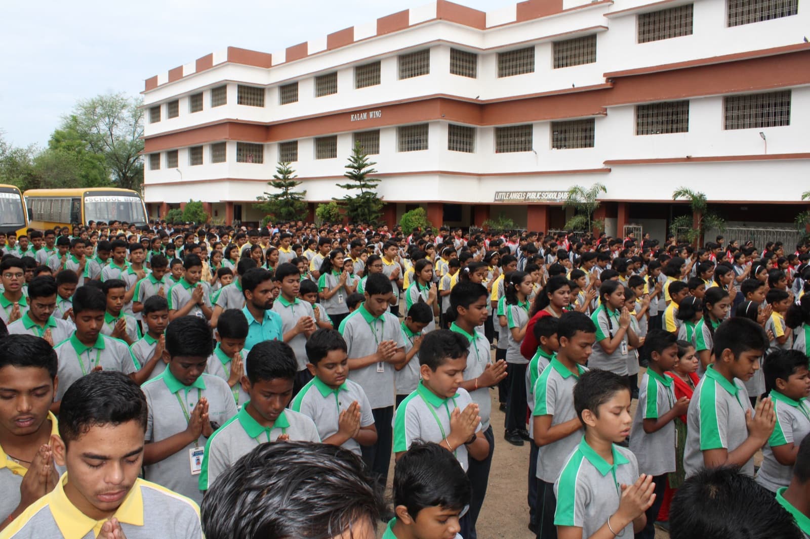 Little Angels Public School campus assembly
