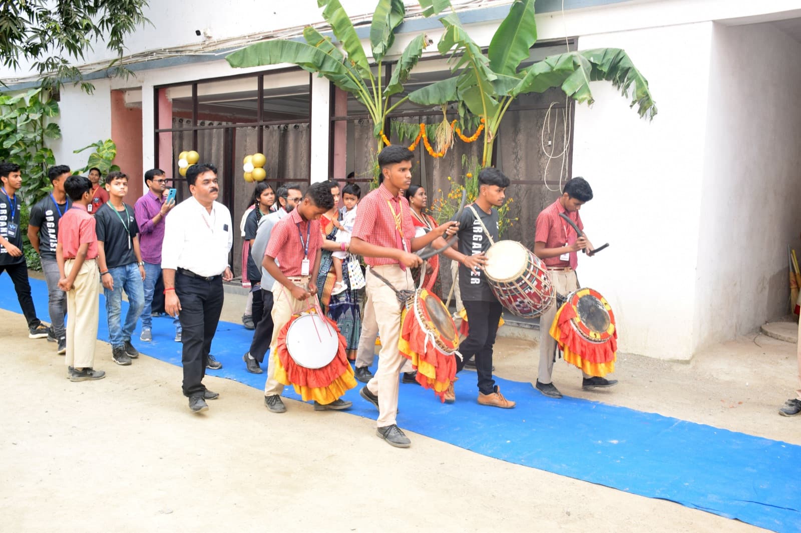 The UDAAN procession through Barpali
